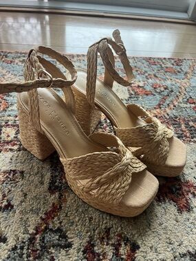 Wicker Platform Heels